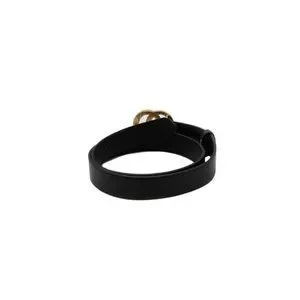 Gucci | Accessories | Gucci Leather Slim Black With Double G  display picture 1